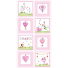 Ткань для пэчворк (60x110см) 26402PIN из коллекции "A bundle of pink"