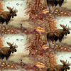 Ткань для пэчворк (60x110см) 23958MUL из коллекции "Mountain woods" "SPX Fabrics" (США)