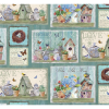 Ткань для пэчворк (60x110см) 24892MUL из коллекции "Dream garden" "SPX Fabrics" (США)