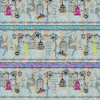 Ткань для пэчворк (60x110см) 25303MUL из коллекции "Song birds" "SPX Fabrics" (США)