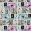 Ткань для пэчворк (60x110см) 25305MUL из коллекции "Song birds" "SPX Fabrics" (США)
