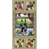 Ткань для пэчворк (60x110см) 25331MUL из коллекции "Wine country" "SPX Fabrics" (США)