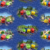Ткань для пэчворк (60x110см) 25370BLU из коллекции "Chuggington" "SPX Fabrics" (США)