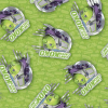 Ткань для пэчворк (60x110см) 25372GRE из коллекции "Chuggington" "SPX Fabrics" (США)