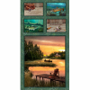 Ткань для пэчворк (60x110см) 25464MUL из коллекции "Lakeside reflections" "SPX Fabrics" (США)