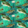 Ткань для пэчворк (60x110см) 25466JAD из коллекции "Lakeside reflections" "SPX Fabrics" (США)