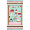 Ткань для пэчворк (60x110см) 25492MUL из коллекции "Sugary sweet" "SPX Fabrics" (США)