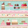 Ткань для пэчворк (60x110см) 25494MUL из коллекции "Sugary sweet" "SPX Fabrics" (США)