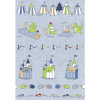 Ткань для пэчворк (60x110см) 4500-032 из коллекции "Little Ollie" "Stof" (Дания)