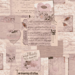 Ткань для пэчворк (60x110см) 4505-077 из коллекции "Piano Forte" "Stof" (Дания)