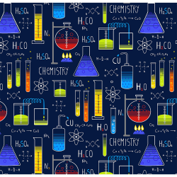 Ткань для пэчворк (50x55см) 801-755 из коллекции "Chemisty" "Stof" (Дания)