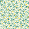 Ткань для пэчворк (50x55см) 26647GRE из коллекции "Vintage 30s florals" "Washington Street Studio" (США)