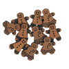 Пуговицы "Имбирный пряник" 9шт. "Button Fashion" (Голландия)