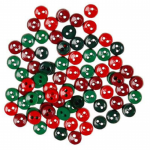 Пуговицы "Ассорти мини цвета рождества" 75шт. "Button Fashion" (Голландия)