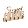 Заготовка для декорирования "Ключница Sweet Home" фанера 20x13см "Mr. Carving"