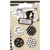 Пуговицы для декорирования большие "Gorjuss" 4шт "DoCrafts" (Великобритания)