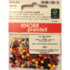 Бусины деревянные d=4мм 155шт черно-красно-желтый микс "Knorr prandell" (Германия)