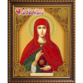 Набор для картины стразами "Икона Святая Анастасия Узорешительница" "Алмазная живопись"