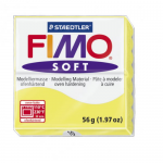 Полимерная глина FIMO Soft лимонный 56 гр