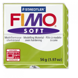 Полимерная глина FIMO Soft зеленое яблоко 56 гр