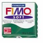 Полимерная глина FIMO Soft изумруд 56 гр