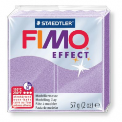 Полимерная глина FIMO Effect перламутровый лиловый 56 гр