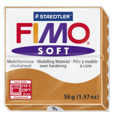 Полимерная глина FIMO Soft коньяк 56 гр