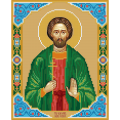 Набор для картины стразами "Икона Святого великомученика Иоанна Нового Сочавского" "Фрея"