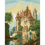 Набор для картины стразами "Замок" "Фрея"