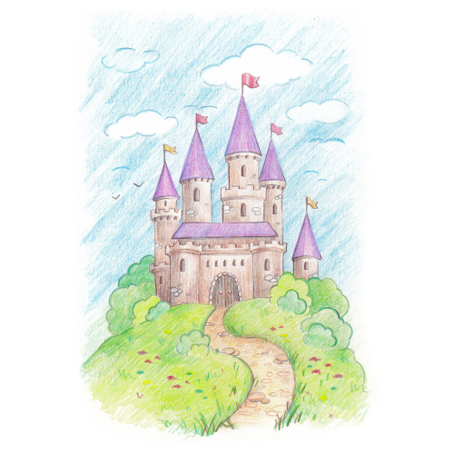 Картинки замков для срисовки ( фото) 🔥 Прикольные картинки и юмор