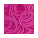 Резинки для плетения темно-розовые матовые 600 шт. RLB-01 "Hobbius"