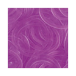 Резинки для плетения фиолетовые прозрачные 600 шт. RLB-01 "Hobbius"